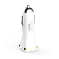 Auto punjac LDNIO DL-219 dual USB 2.1A + iPhone Lightning kabel beli