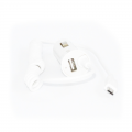 Auto Punjac univerzalni 2u1 (micro usb kabel + USB slot) beli