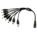 DC kabel adapter 1 na 8 DC konektora