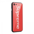 Supreme Glass case iPhone 7/8 crvena