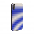 Luo Stripes case iPhone X plava