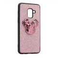 Shiny Mouse case Samsung A8/A530 (2018) pink